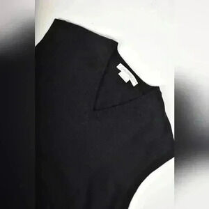 JOHN SMEDLEY Navy Fine Knit Merino Wool Crewneck  Sweater Vest Medium England